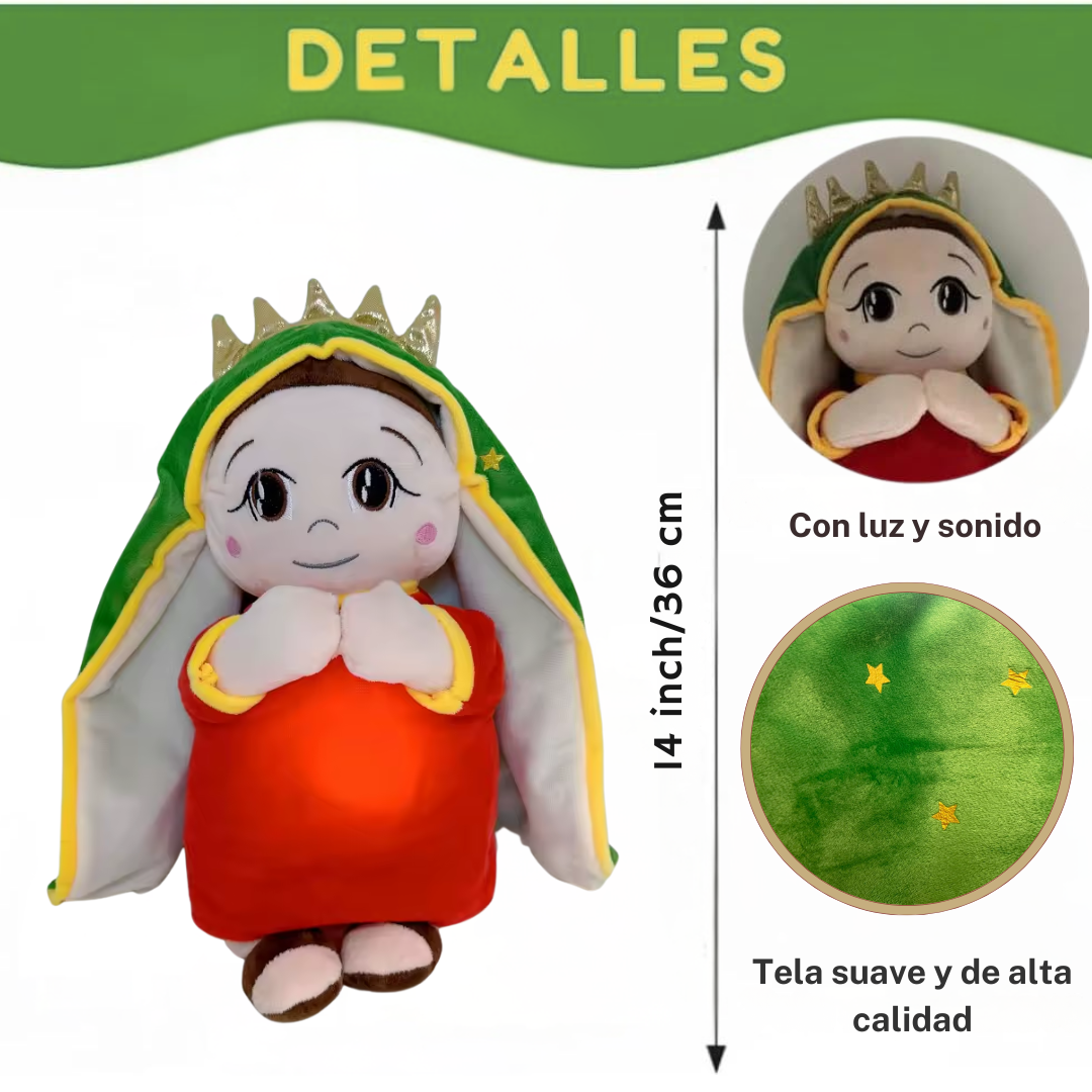 Peluche con Respiracion de la Virgen Maria