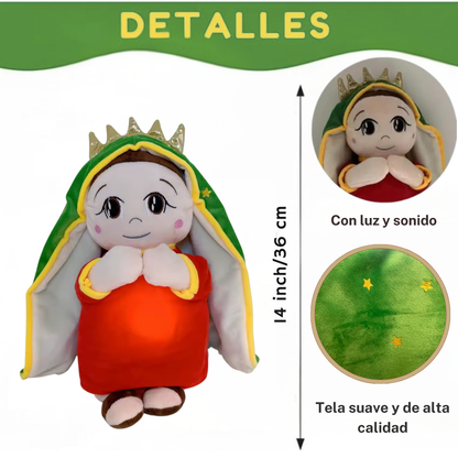 Peluche con Respiracion de la Virgen Maria